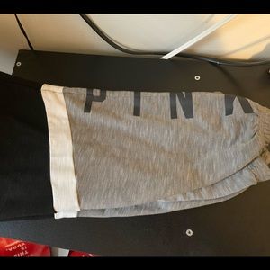 PINK grey/black sweatpants